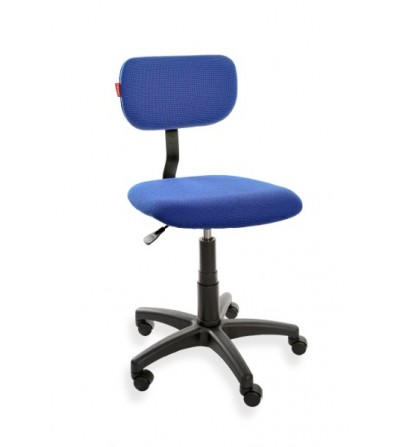 Krzesło przemysłowe - warsztatowe tapicerowane ErgoPlus 01 na kółkach (WH)