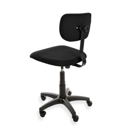 Krzesło warsztatowe ErgoPlus 01 WH, na kółkach