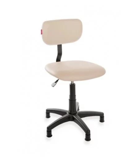 Krzesło laboratoryjne ErgoPlus Eco, ekoskóra, na stopkach