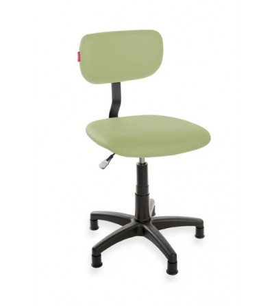 Krzesło laboratoryjne ErgoPlus Eco, ekoskóra, na stopkach