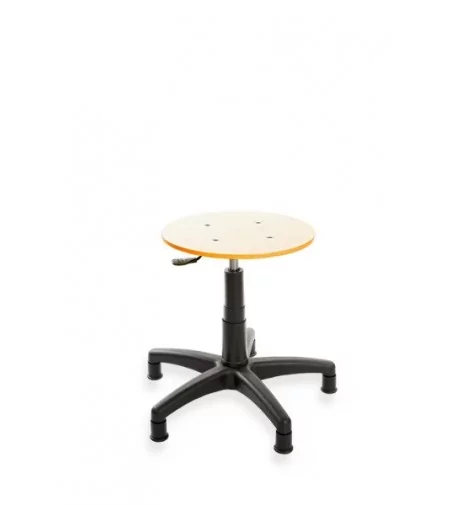 Taboret, stołek, hoker ErgoTab 02, na stopkach, sklejka, regulacja