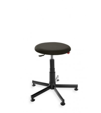 Taboret, stołek, hoker BlackTab 01, na stopkach, regulacja wysokości