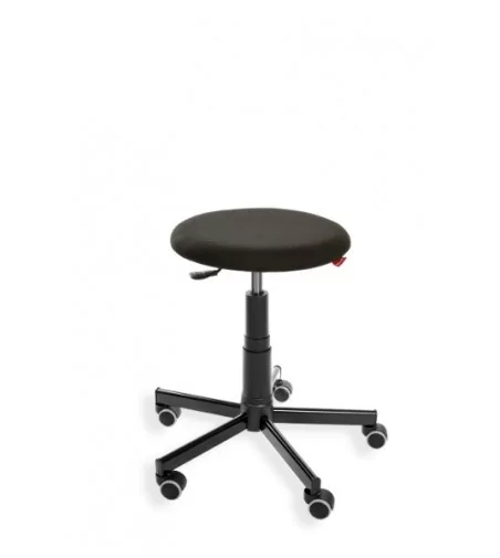 Taboret, stołek, hoker BlackTab 01, na kółkach, regulacja wysokości