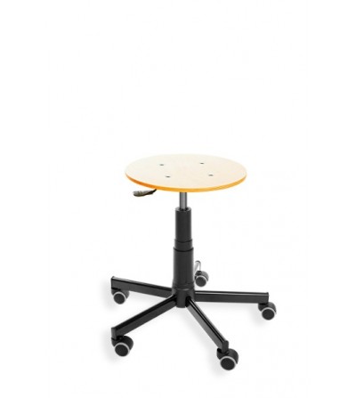 Taboret, stołek, hoker BlackTab 02 ze sklejki lakierowanej, stopki