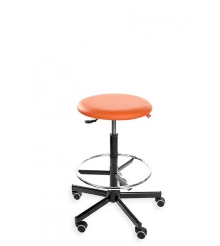 Taboret, stołek, hoker BlackTab Eco- ekoskóra, stopki, podnóżek