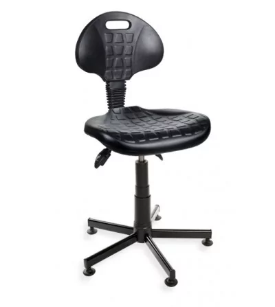 PurMax asynchro - krzesło przemysłowe z pianki integralnej na stopkach