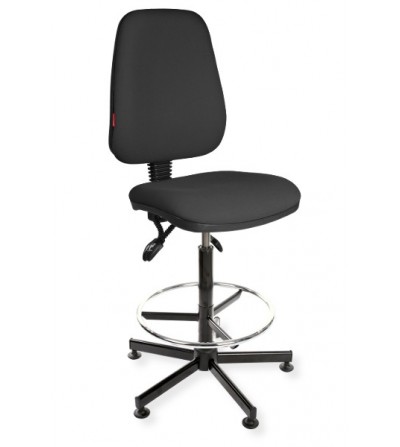 Krzesło wysokie z podnóżkiem na stopkach KomfortMax Desert asynchro H + RING