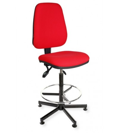 Krzesło wysokie z podnóżkiem na stopkach KomfortMax Desert asynchro H + RING