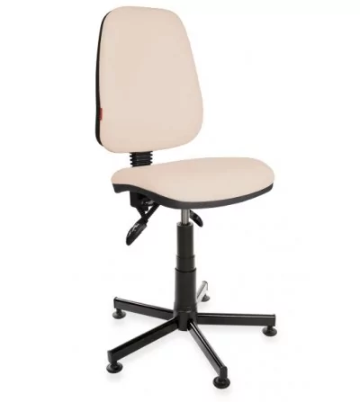 Krzesło warsztatowe wysokie na stopkach KomfortMax Eco asynchro