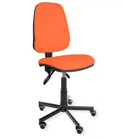Krzesło przemysłowe na kółkach KomfortMax Eco asynchro WH