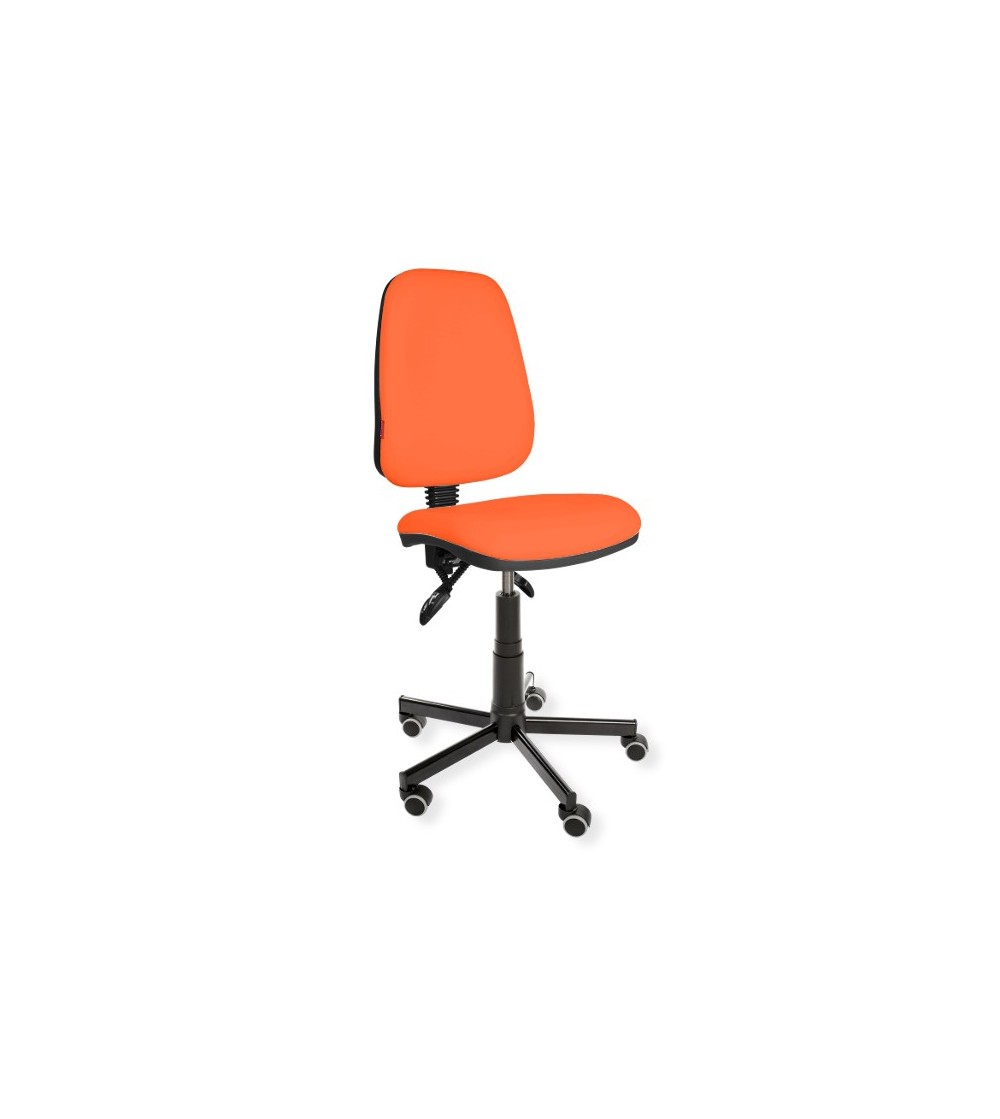 Krzesło przemysłowe na kółkach KomfortMax Eco asynchro WH