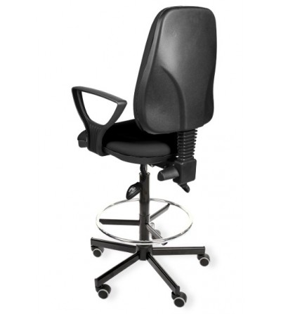 Podwyższane krzesło KomfortMax Eco,z podnóżkiem i podłokietnikami, kółka