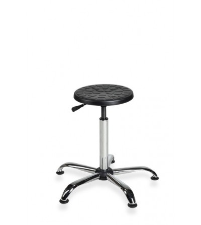 Taboret laboratoryjny PurTab, chrom, na stopkach, producent