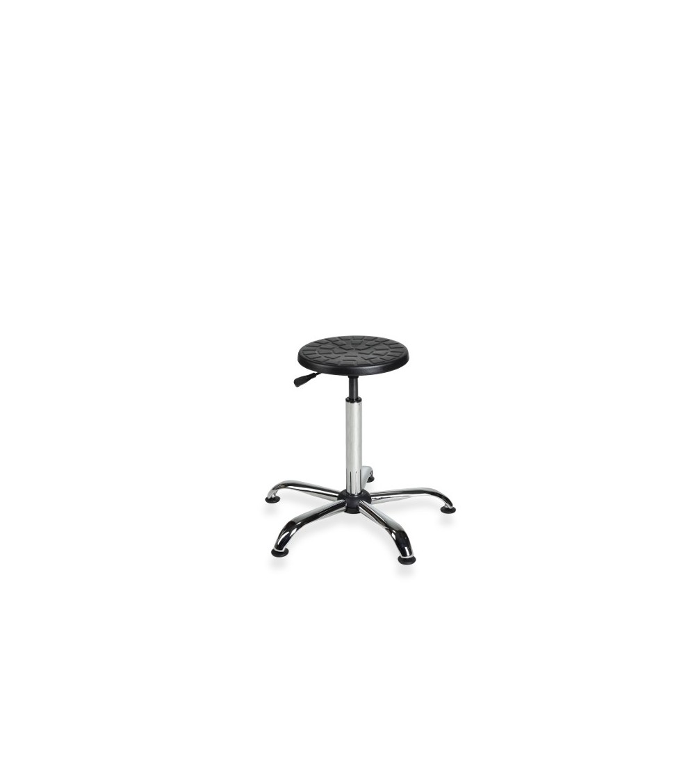 Taboret laboratoryjny PurTab, chrom, na stopkach, producent