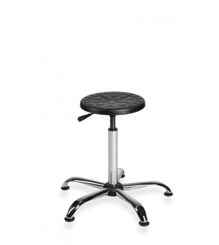 Taboret laboratoryjny PurTab, chrom, na stopkach, producent