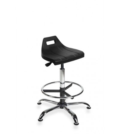 Hoker laboratoryjny PurHoker z podnóżkiem i chromowaną podstawą