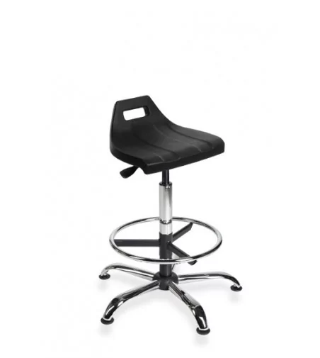 Hoker laboratoryjny PurHoker z podnóżkiem i chromowaną podstawą