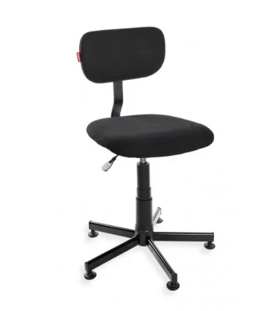 Black 01 - krzesło szwalnicze na stopkach - najmocniejsze na rynku