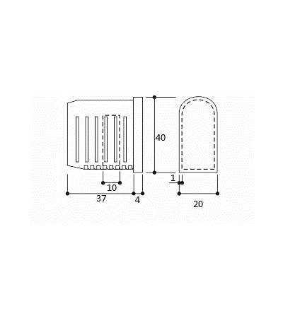 Gniazdo podstawy ø 10