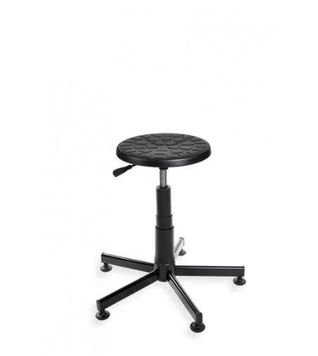 Taboret przemysłowy PurTab z pianki integralnej - bardzo trwały