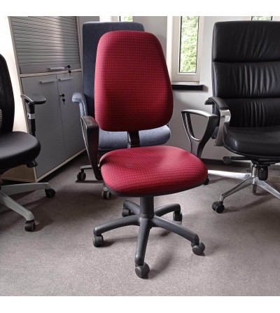 KOMFORT PIEVO - krzesło biurowe obrotowe, na kółkach, podłokietniki