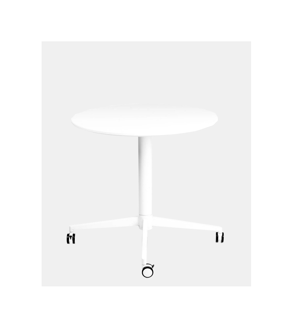 Stół regulowany biały