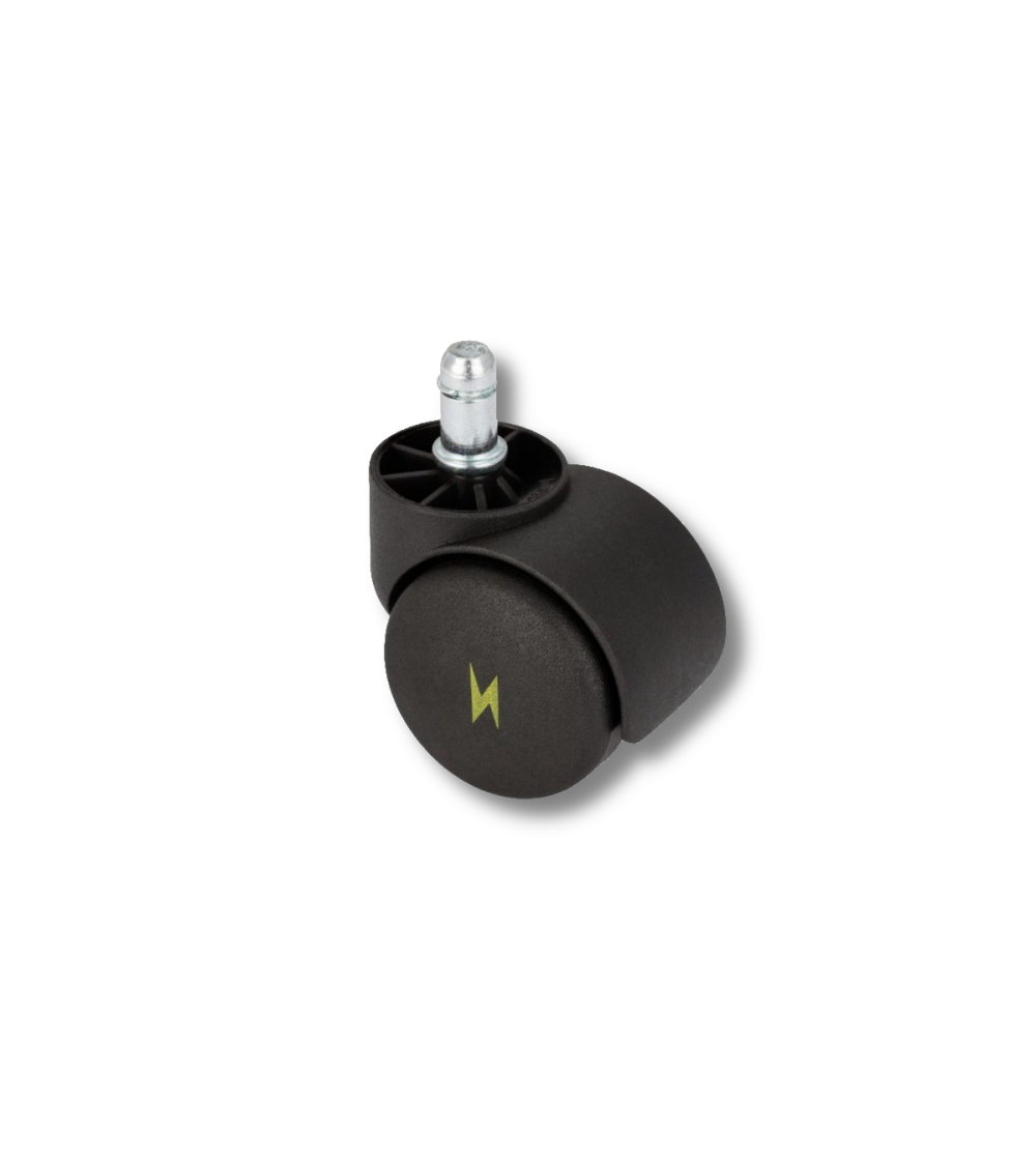 Kółko do powierzchni miękkich do krzesła warsztatowego,przemysłowego, biurowego,