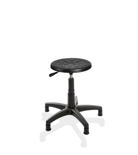 Taboret kosmetyczny Ergo PurTab z pianki integralnej - bardzo trwały