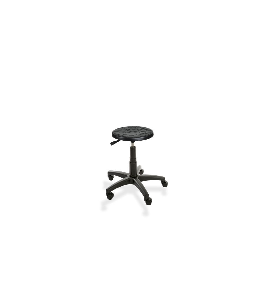 Ergo PurTab WH - taboret kosmetyczny na kółkach