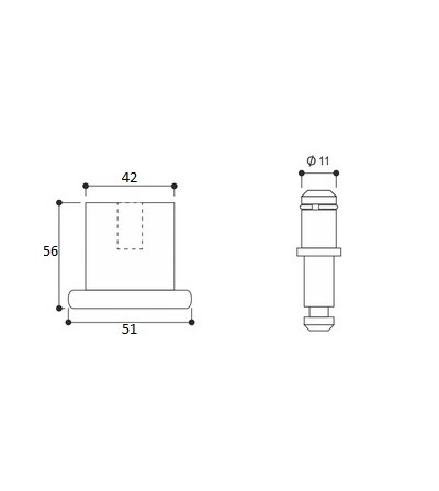 copy of Stopka do krzesła Ø 11