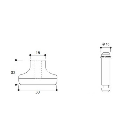copy of Stopka antypoślizgowa do krzesła Ø 10