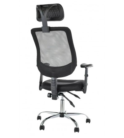 Cruze MH PLUS - fotel obrotowy z zagłówkiem i oparciem z siatki