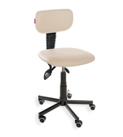 Ergonomiczne krzesło obrotowe Black Eco na kółkach, mechanizm asynchroniczny (asynchro WH)