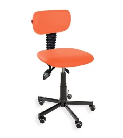 Black Eco asynchro WH - ergonomiczne krzesło obrotowe na kółkach, mechanizm asynchroniczny